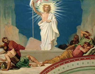 Study for the Resurrection of Christ by Hippolyte Flandrin